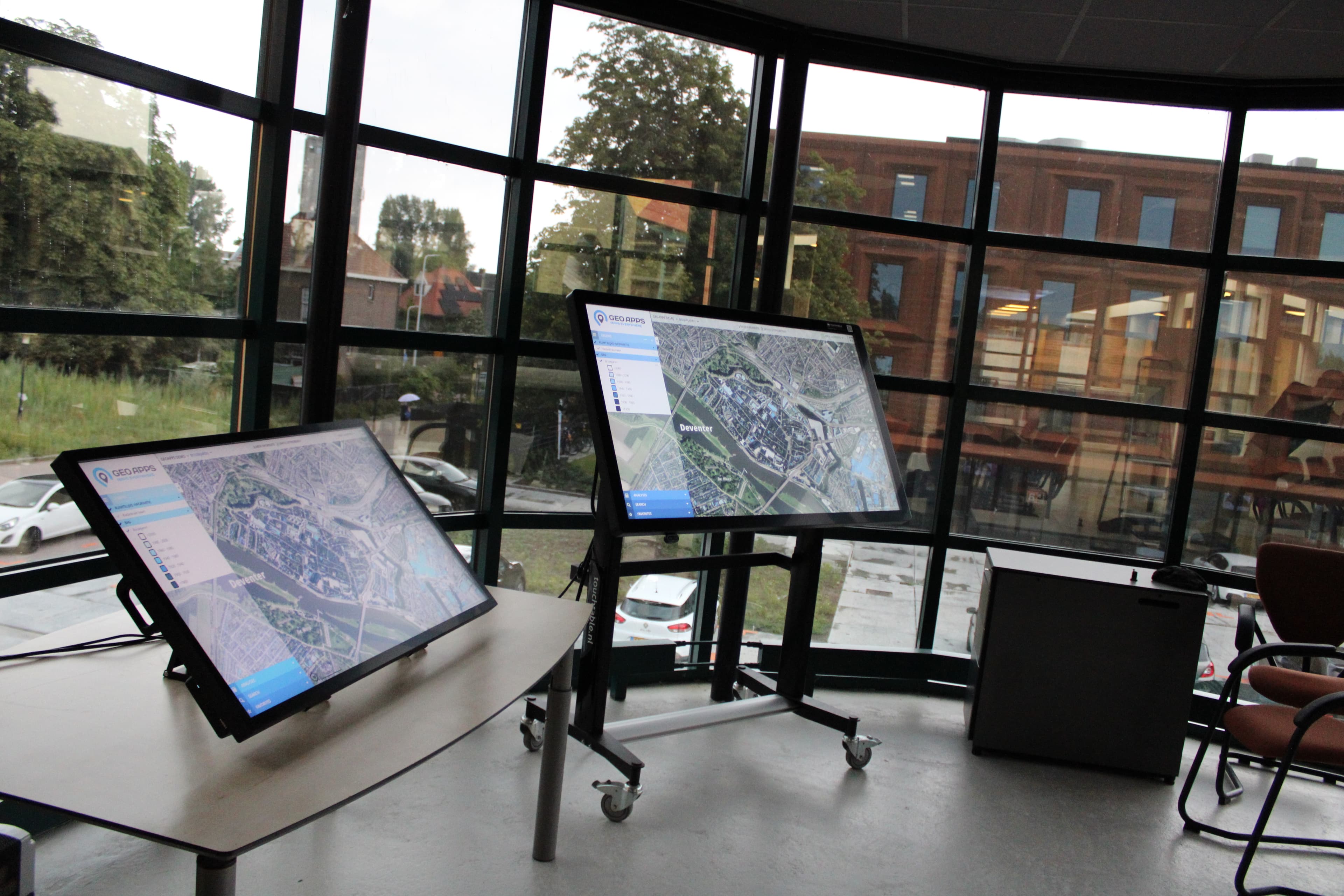 Digitale Kaartentafel voor duurzaamheidsprojecten