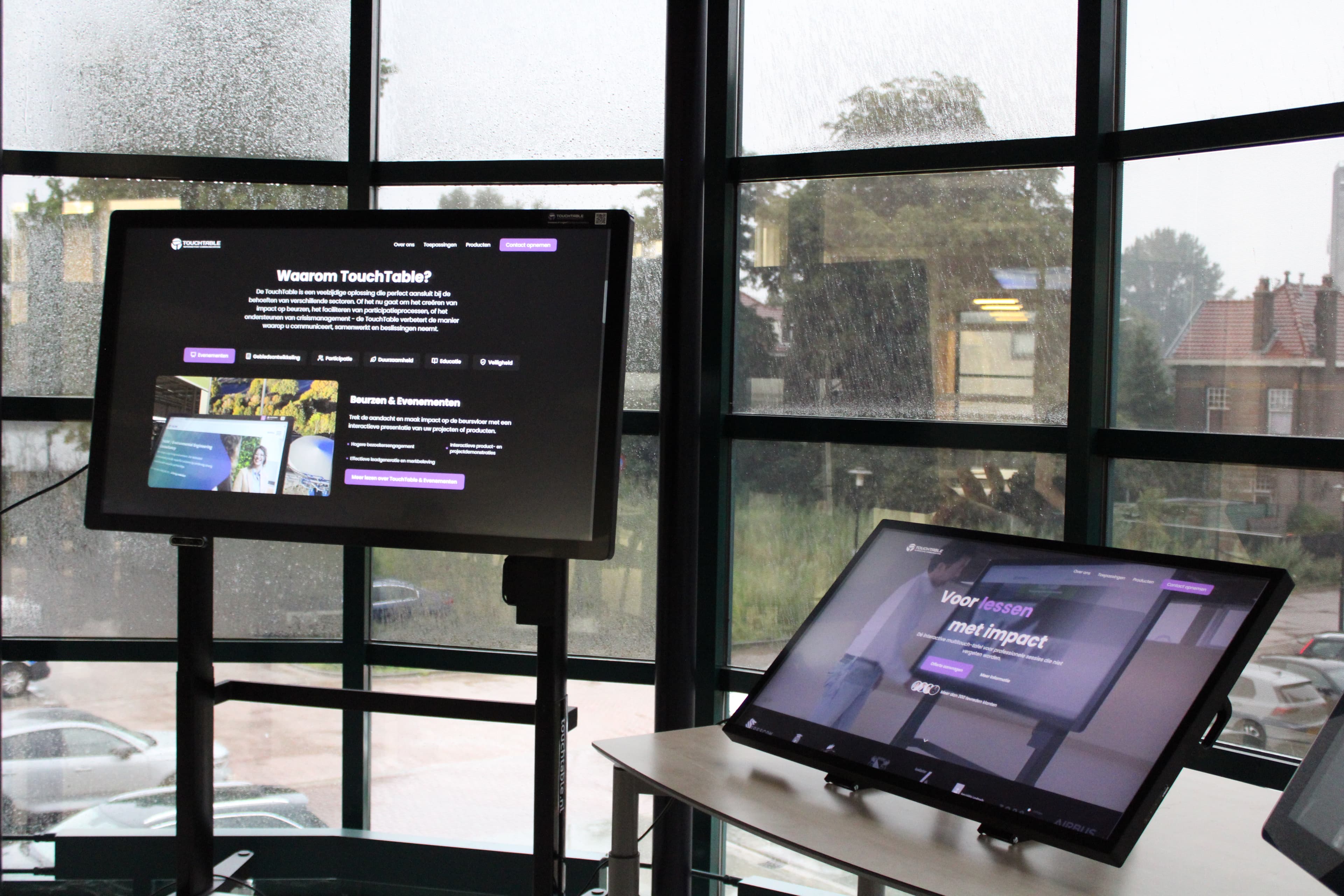 TouchTable auf einem Messestand