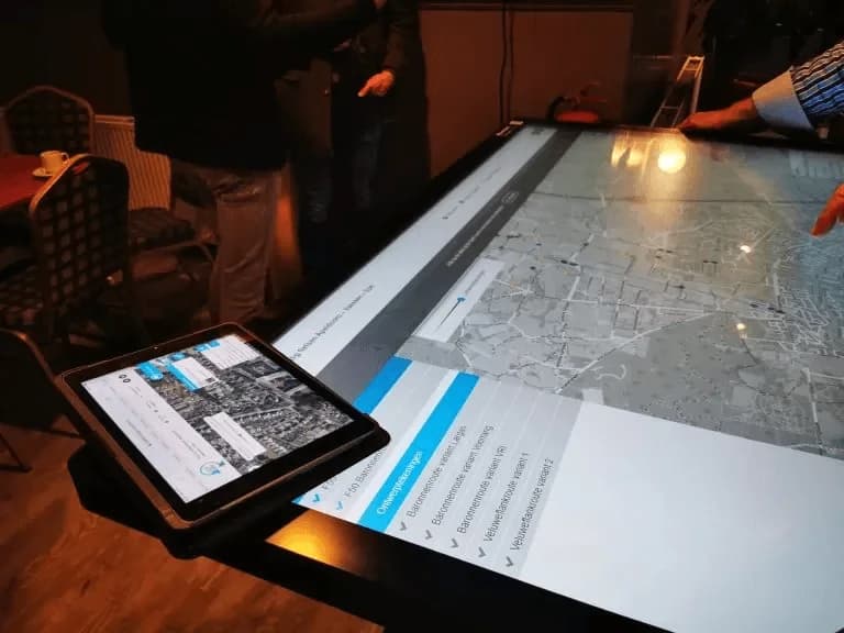 TouchTable multi-touch tafel