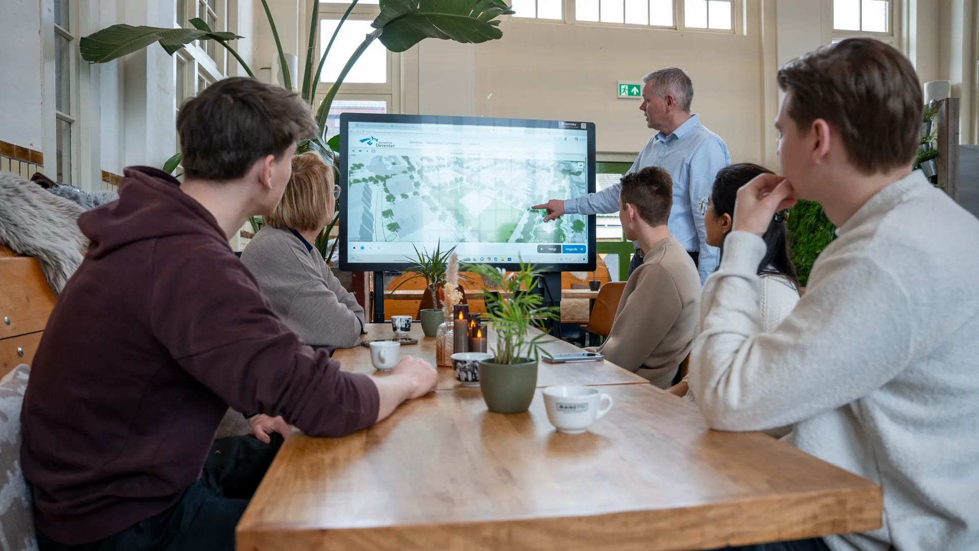 TouchTable Go tijdens workshop of beurs