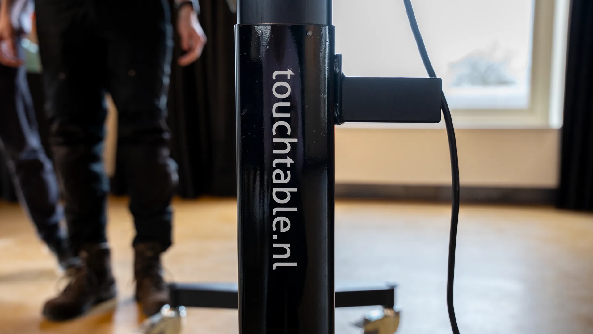 TouchTable logo op het product