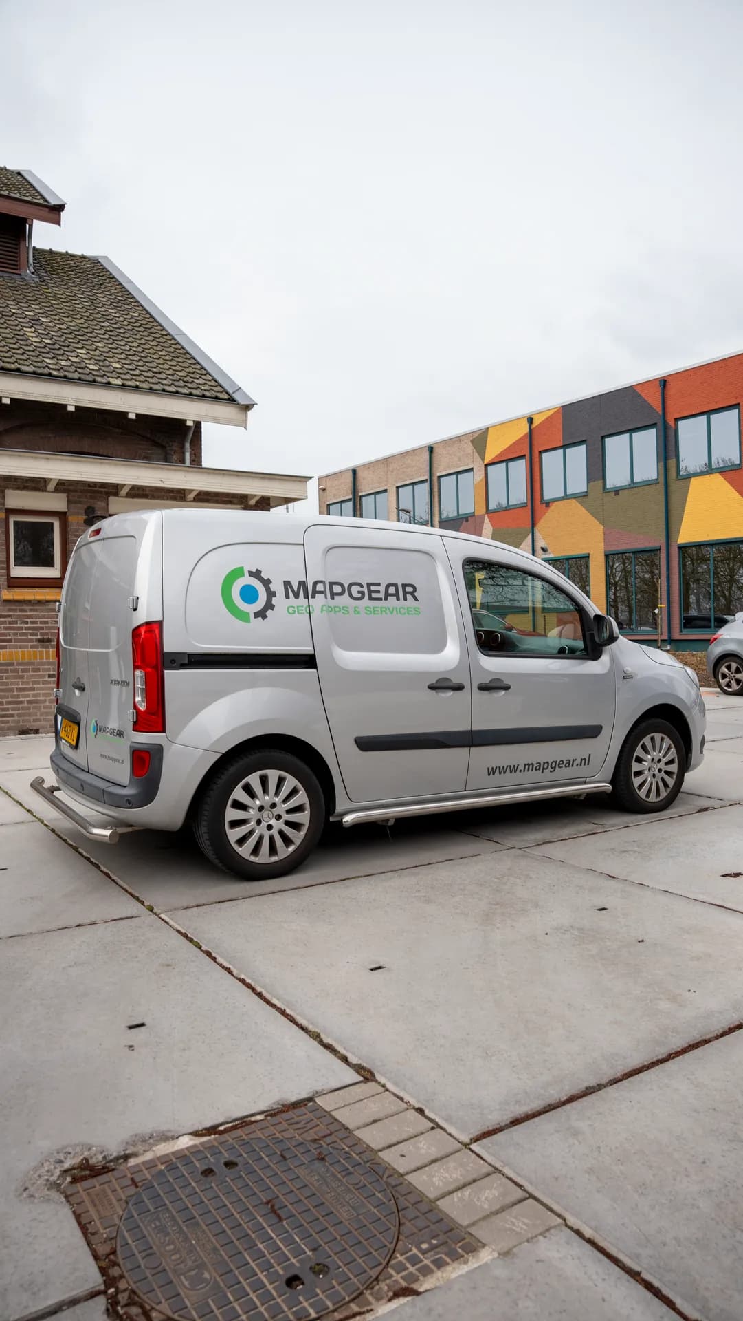 TouchTable im Transportvan geschlossen